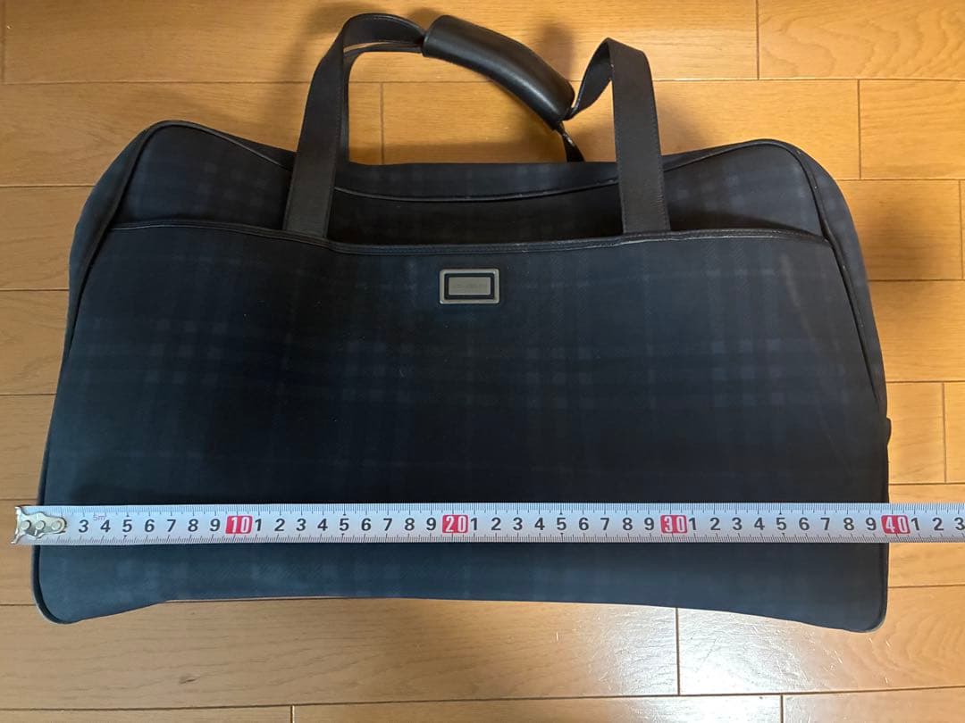 Burberry チェック柄 ボストンバッグ