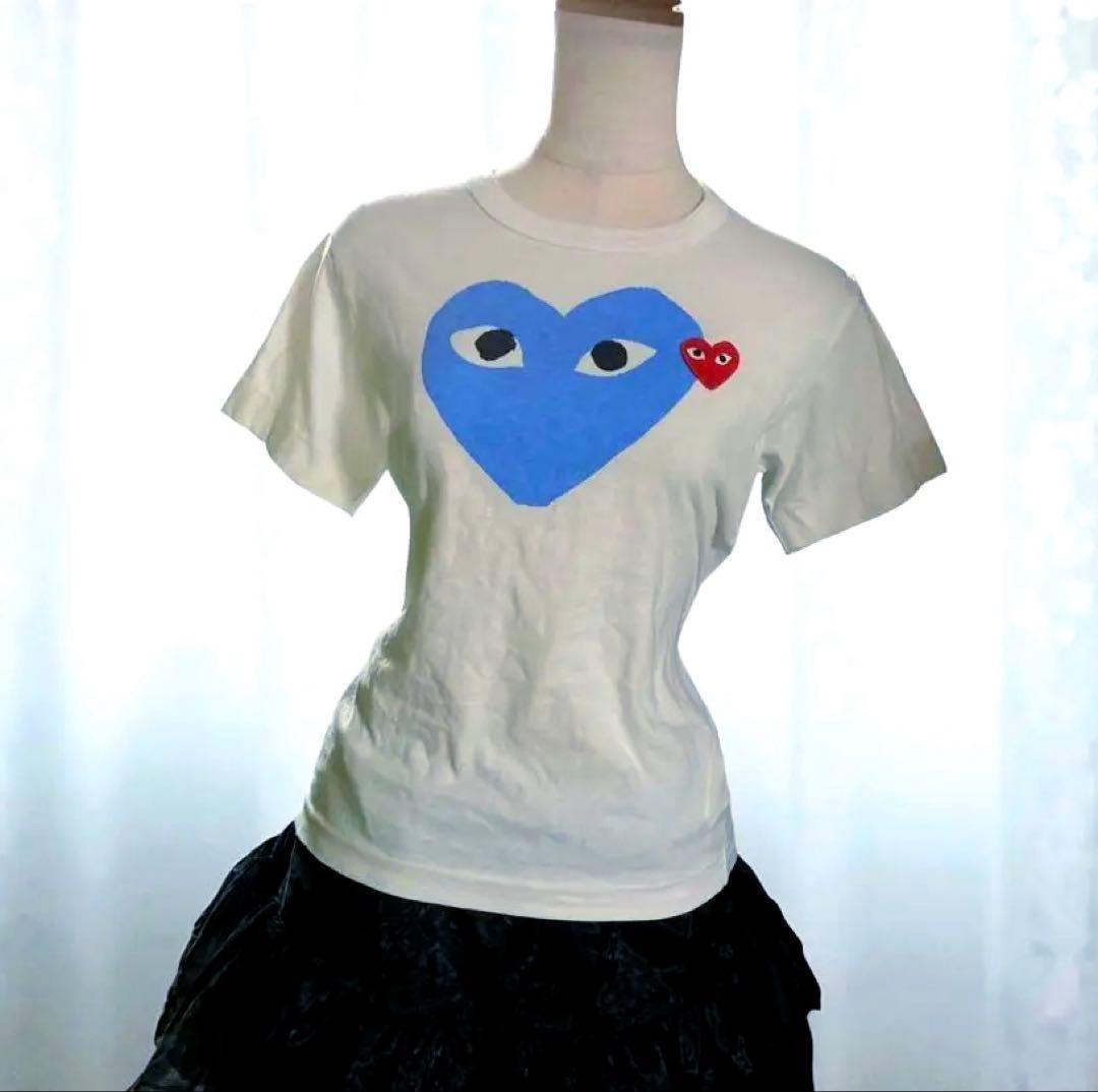 PLAY comme des garcons tシャツ tee ギャルソン　刺繍