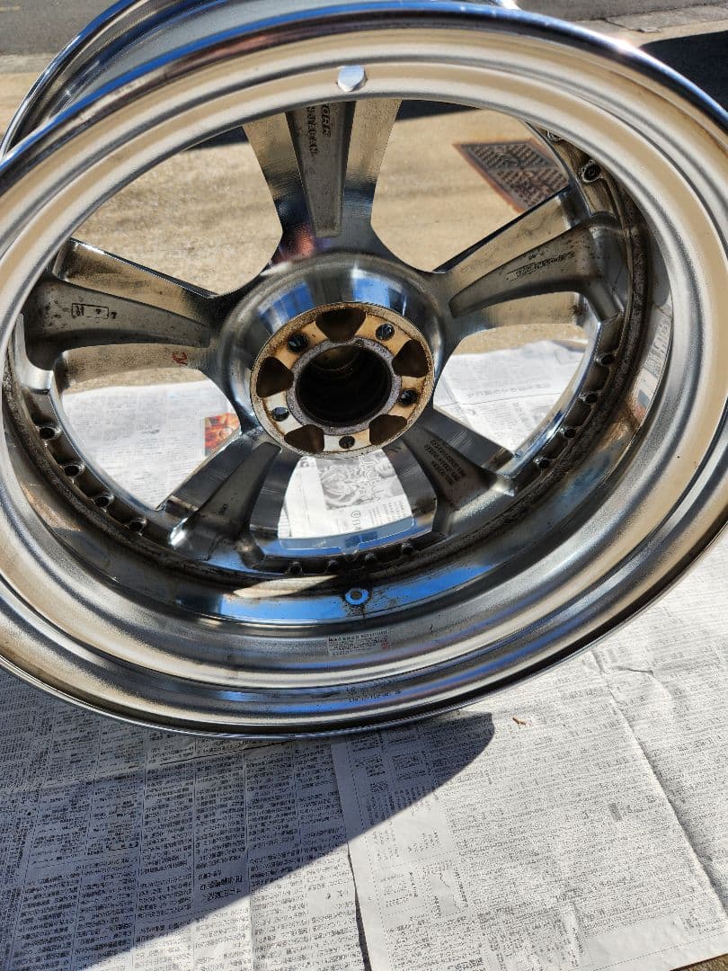 ワークLSジュビリー20x8.5 JJ+35スーパークローム1本