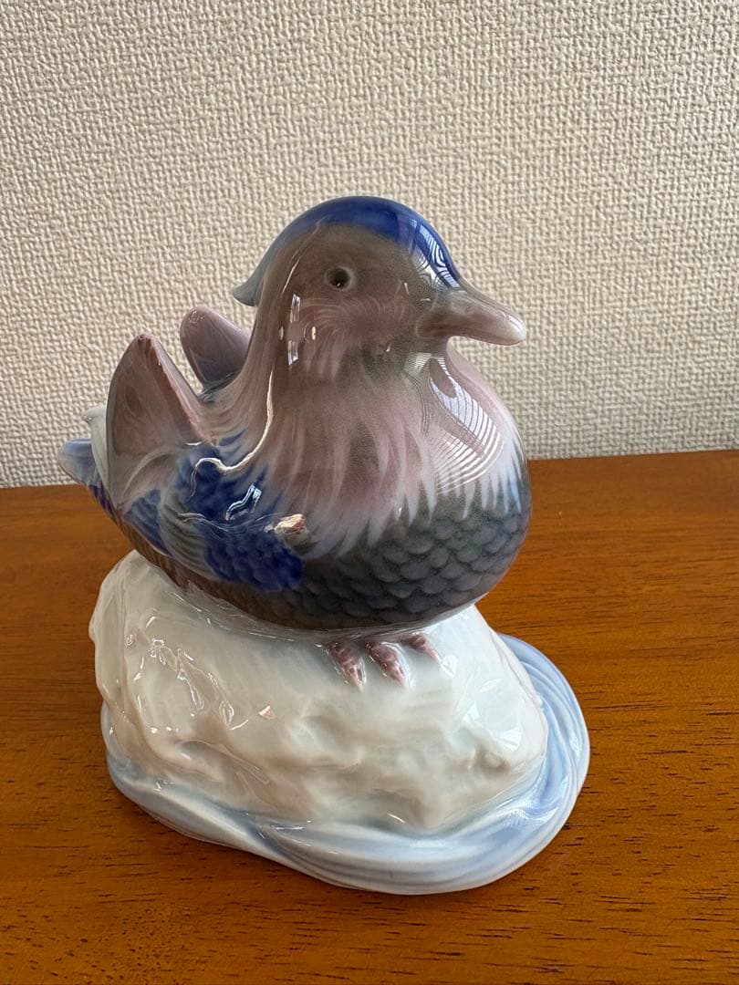 香蘭社 青い鳥 置物 ペア 有田焼