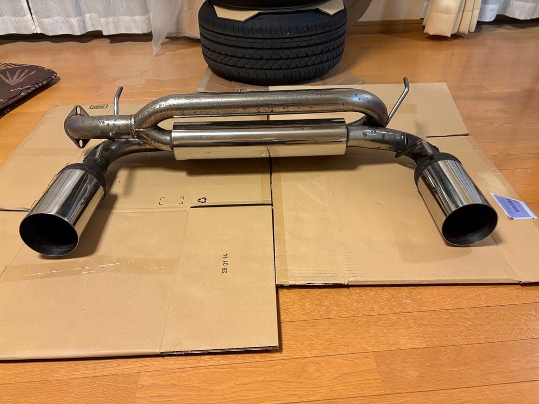 Grb Grf BEFREE マフラー 改 ワンオフマフラー リアピース