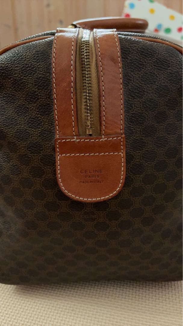 CÉLINE ボストンバッグ ダークブラウン