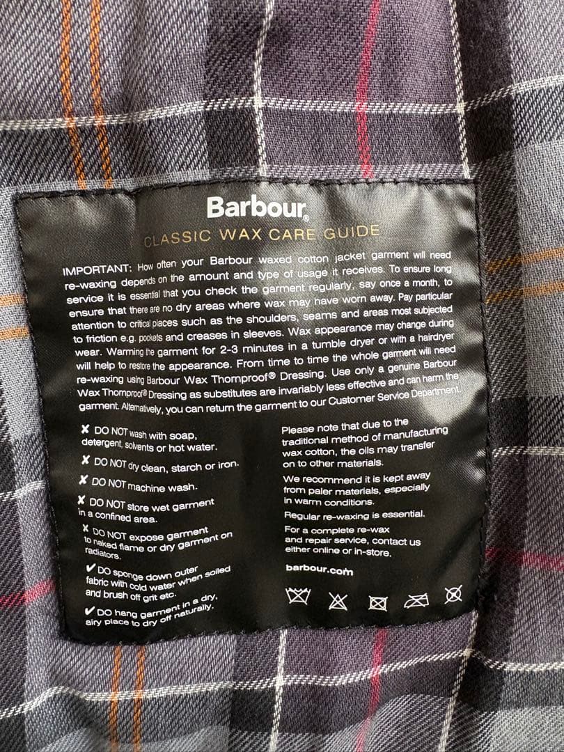 フ*リ様 Barbour トランスポート38ブラック