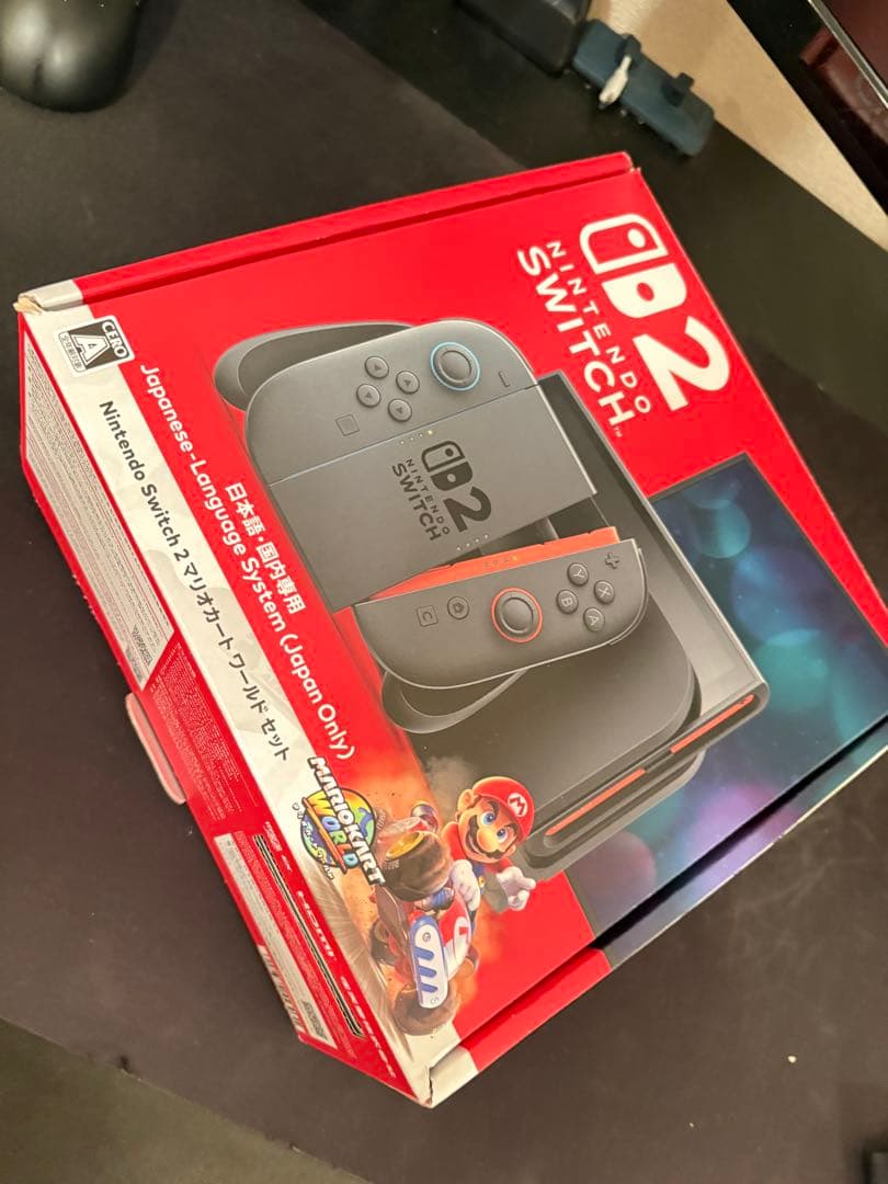 【型番あり】初期型Nintendo Switch 本体 青/赤