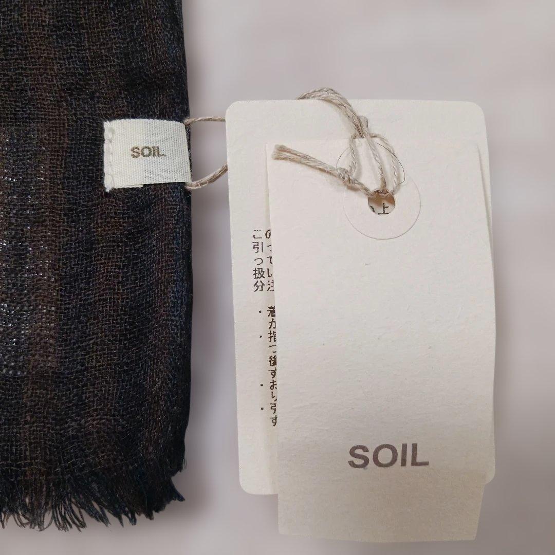 新品未使用！soil ソイル ウールチェック ストール