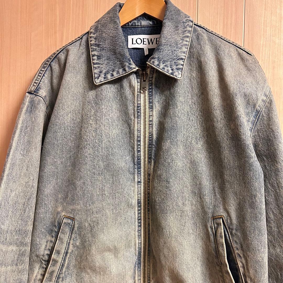 【極美品】LOEWE Jacket デニムジャケット ボンバージャケット