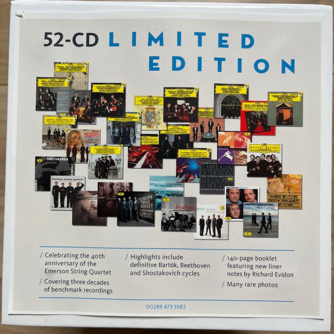 エマーソン弦楽四重奏団　ドイツ・グラモフォン録音全集（52CD）