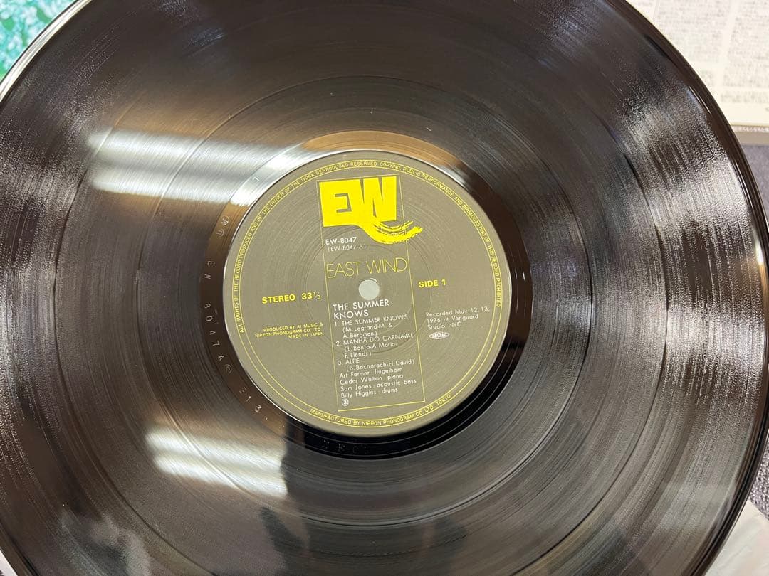 その他 Art Farmer The Summer Knows EW-8047 LP