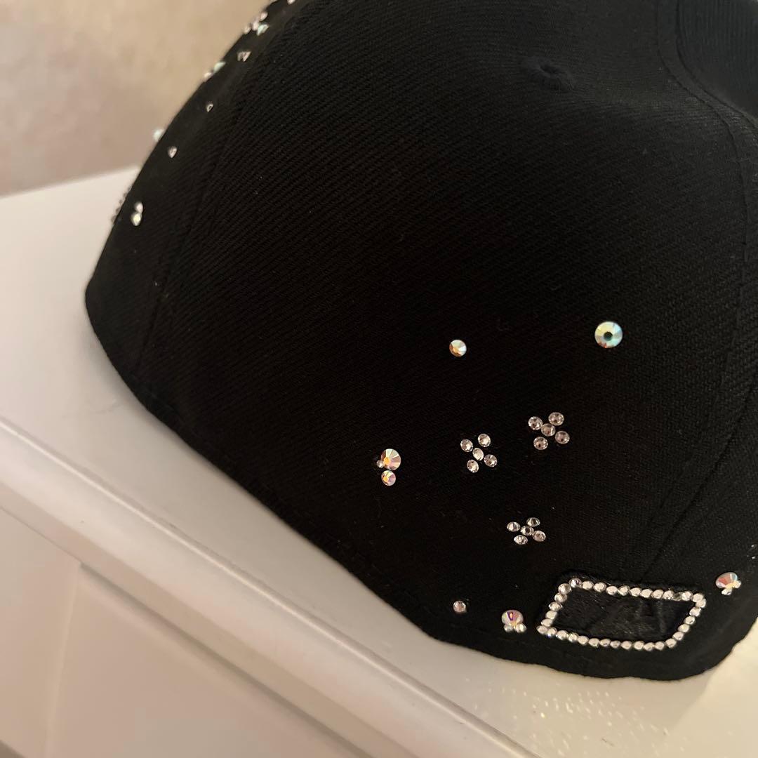 New Era 59FIFTY ジュエルキャップ　LA７1/2 スワロ