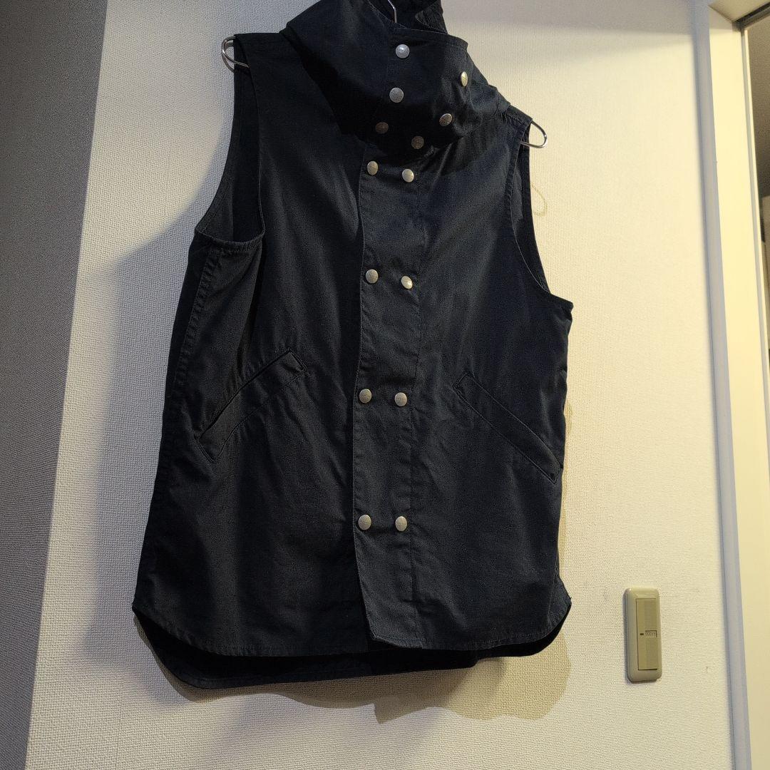 たぬき 美品ササフラス SASSAFRAS ベストパーカージャケット