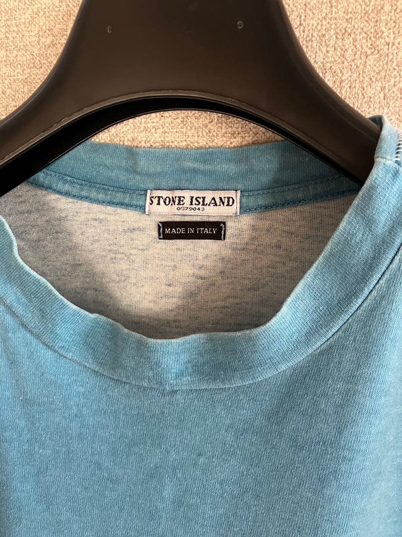 STONE ストーンアイランドTシャツ 2000年頃　サックス　M