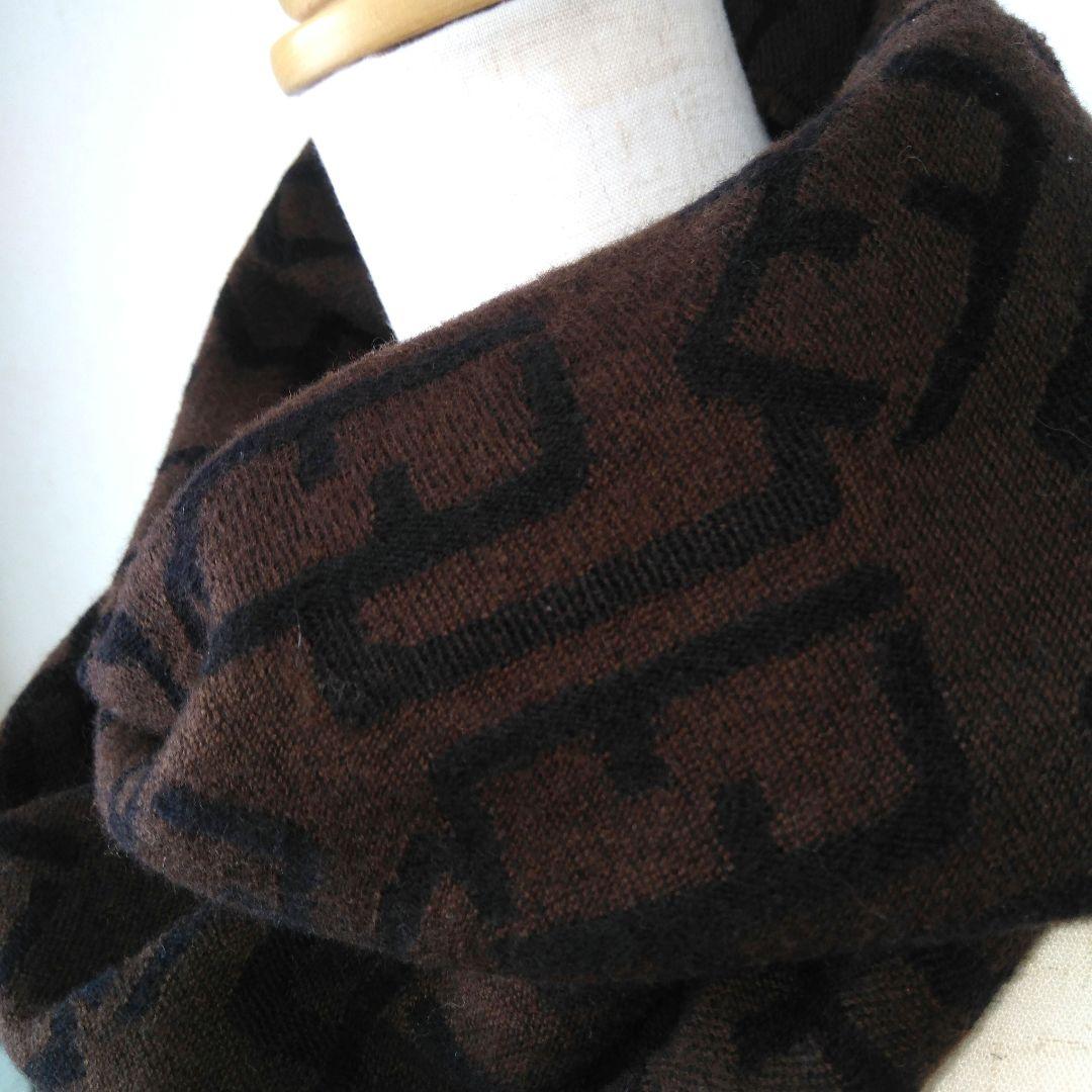 フェンディ♥️FENDI★マフラーリバーシブル 男女兼用 ズッカ柄
