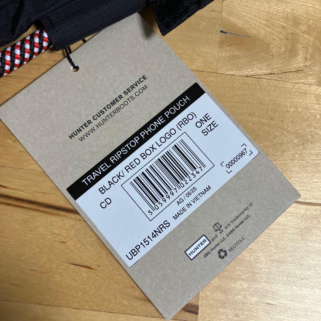 新品未使用✳︎HUNTER TRAVEL RIPSTOP PHONE POUCH