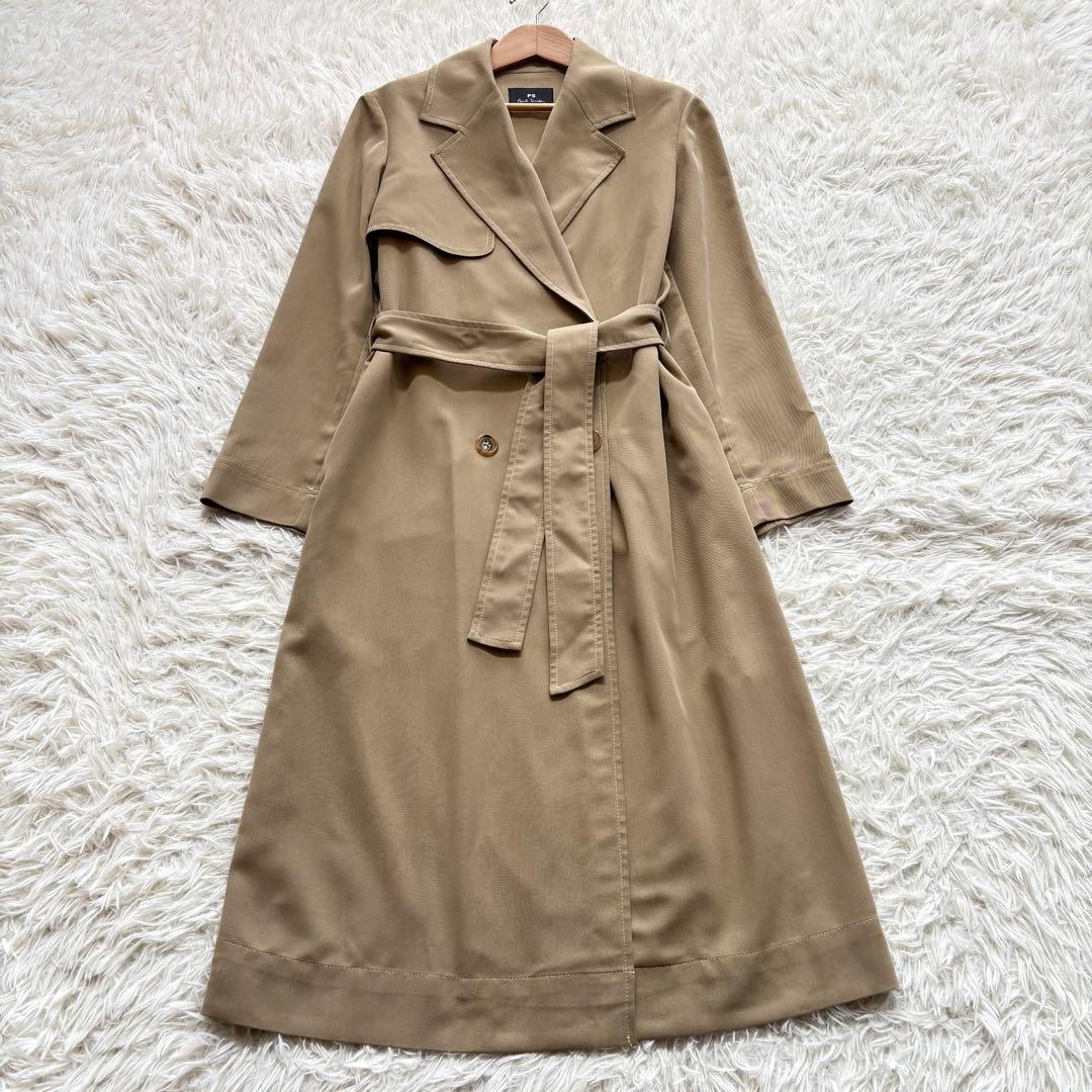 美品2024 Paul Smith トレンチコート ベージュ バックスリット M