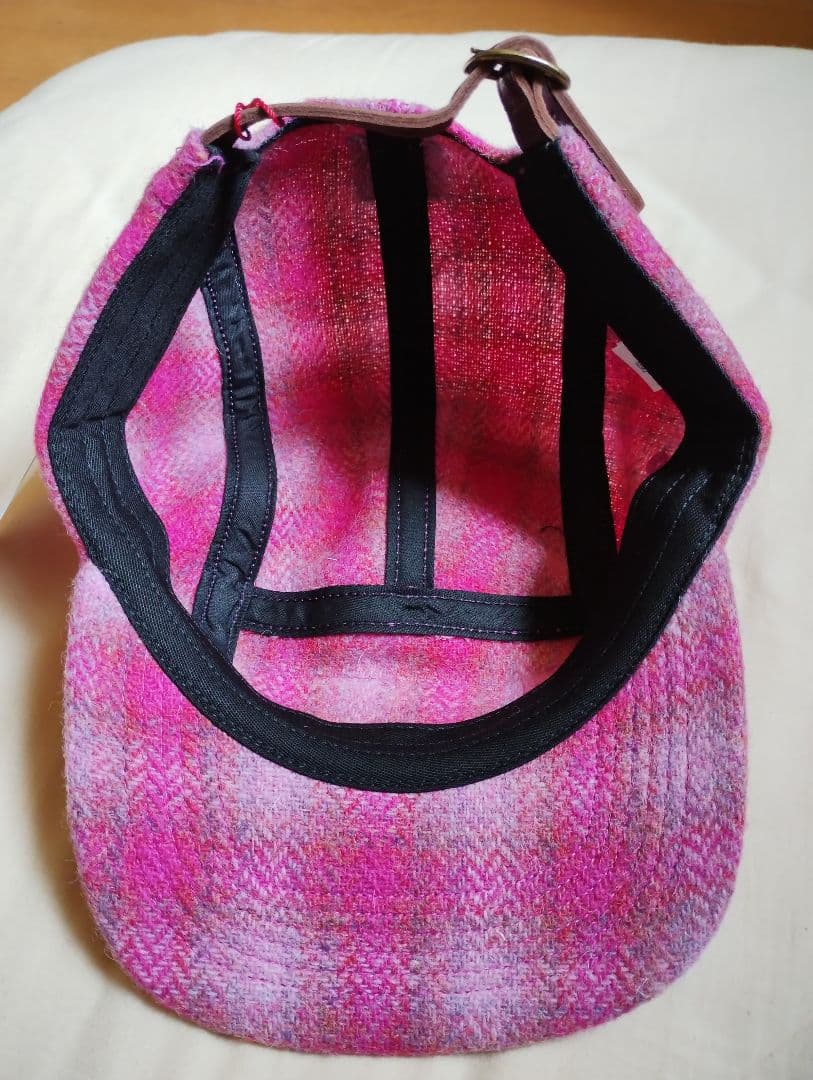 帽子 Supreme Harris Tweed Camp Cap FW25 Pink