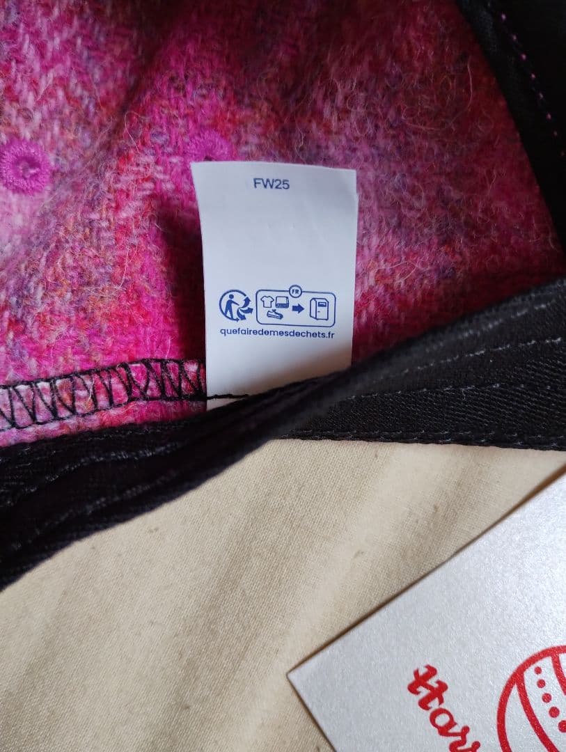 帽子 Supreme Harris Tweed Camp Cap FW25 Pink