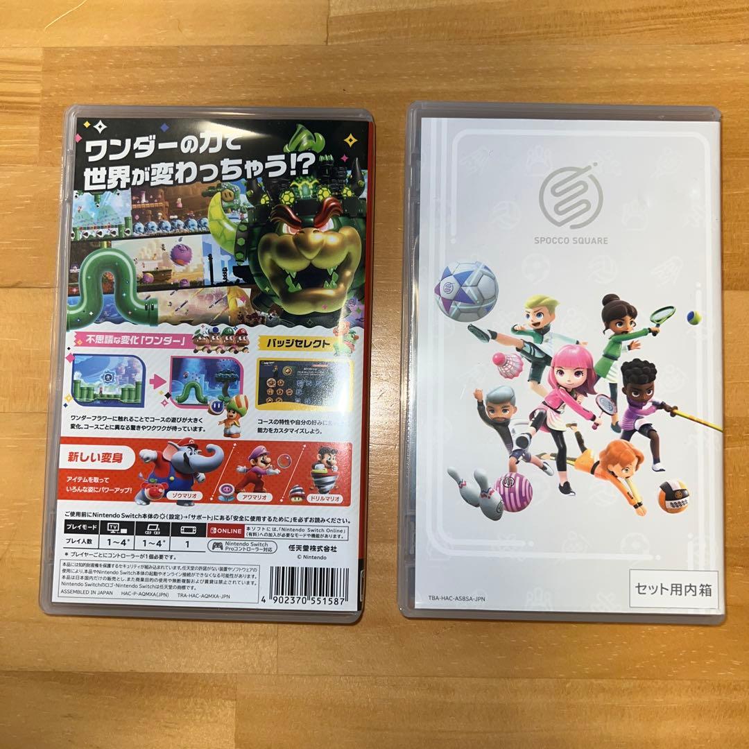 【Nintendo Switch】本体 + ゲームカセット 2種類