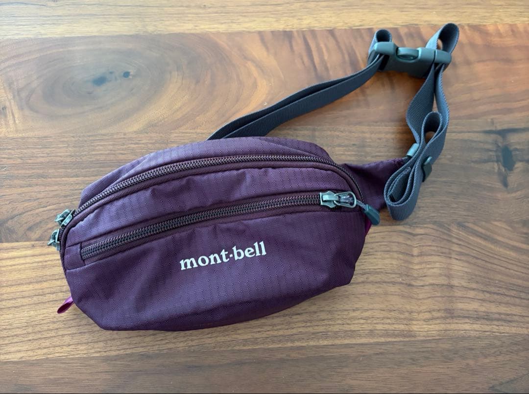 mont-bell ガセットポーチ Sサイズ パープル 紫
