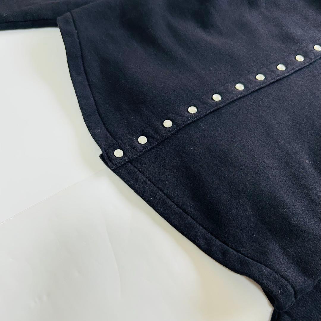極美品✨ agnès b. アニエスベー スナップ カーディガン ブラック 起毛