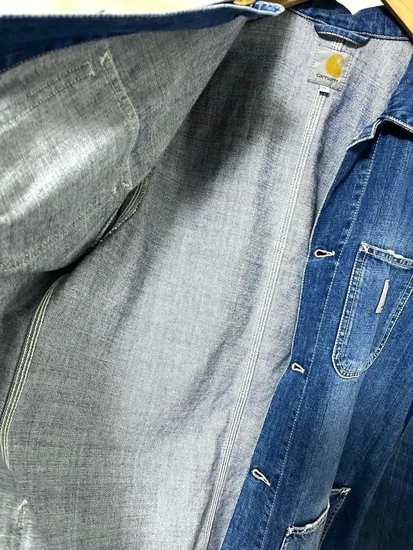 Carhartt デニム カバーオール M インディゴ ワークジャケット