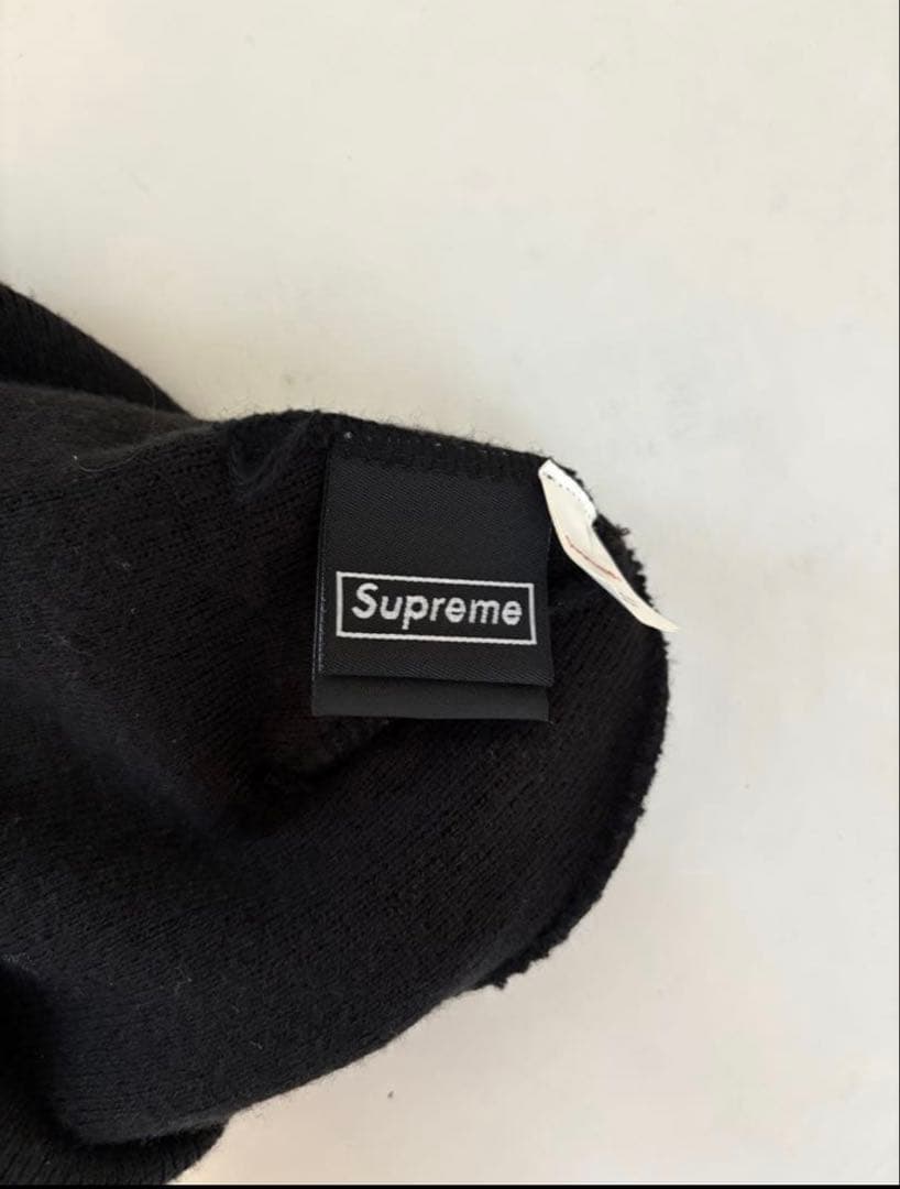 supreme new era ビーニー 黒