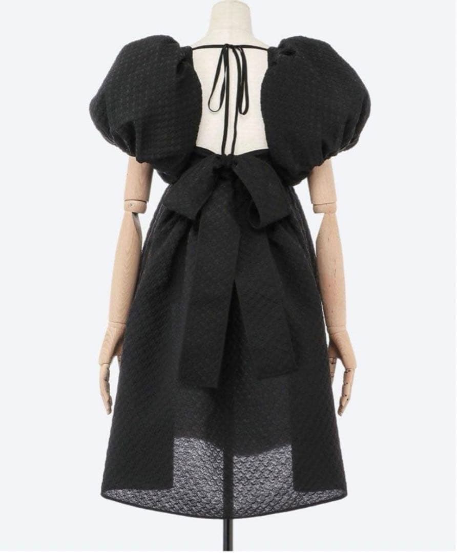 CECILIE BAHNSEN パフスリーブ　ドレス