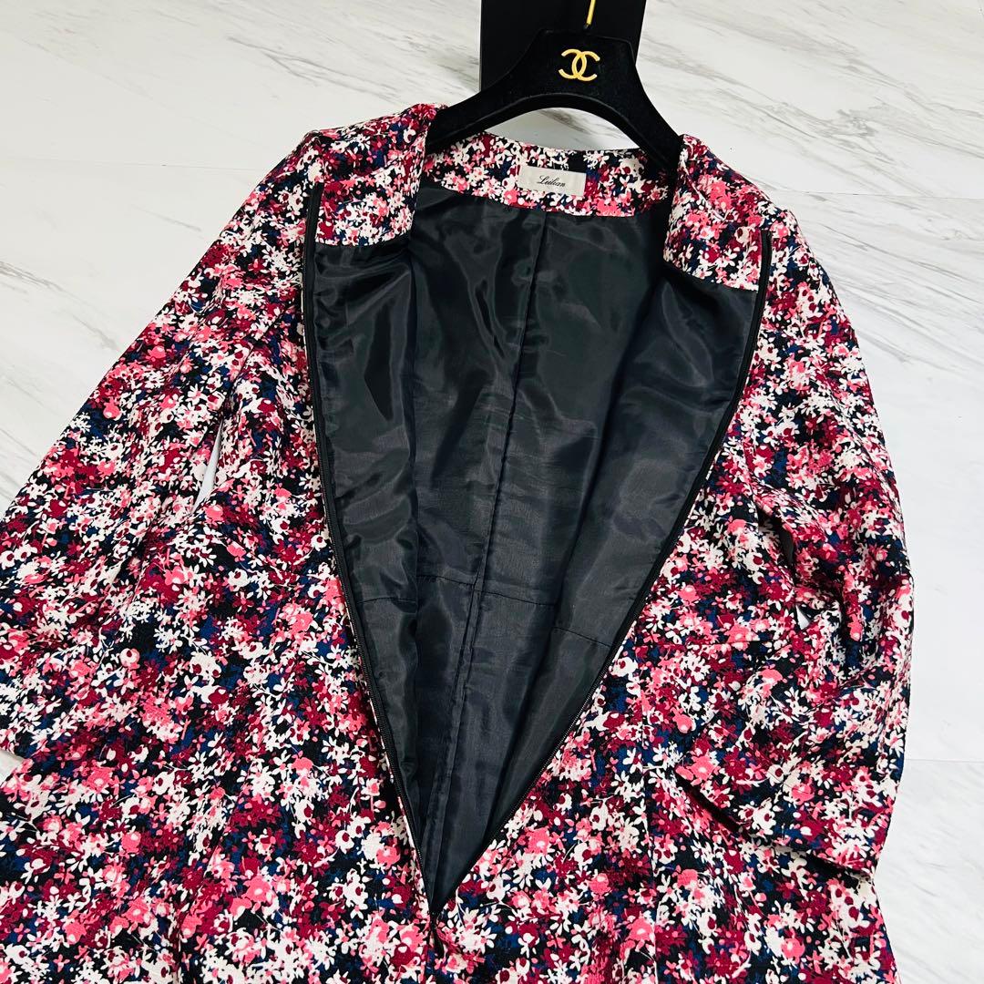 新品同様♡ レリアン Lサイズ 近年モデル 花柄 ロングワンピース 11