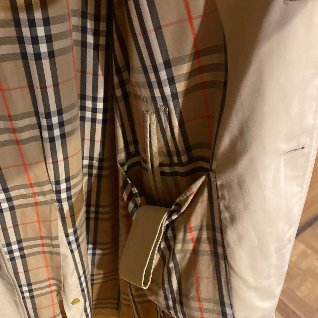 状態考慮　Burberry バーバリー　ベージュ ステンカラーコート　メンズ