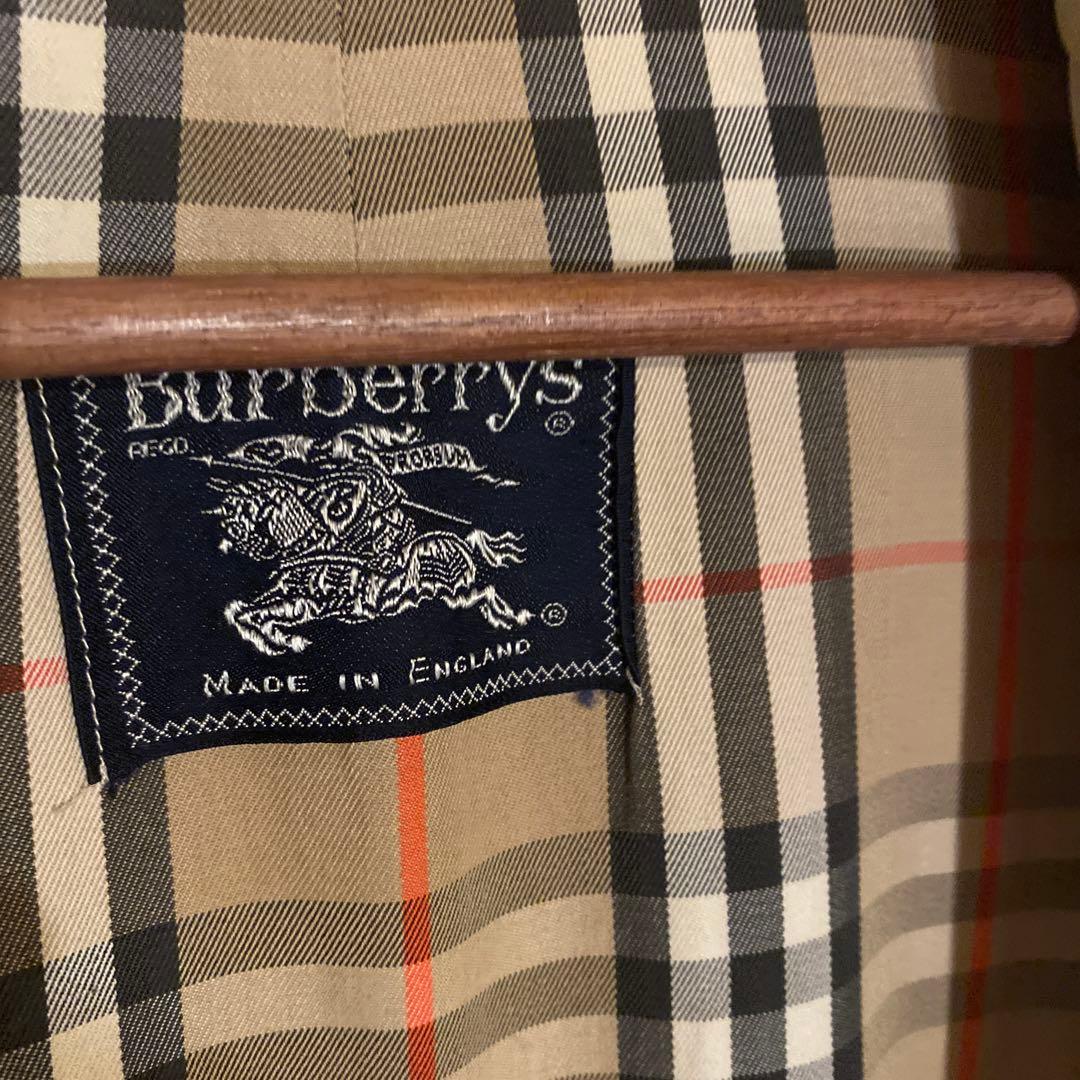 状態考慮　Burberry バーバリー　ベージュ ステンカラーコート　メンズ