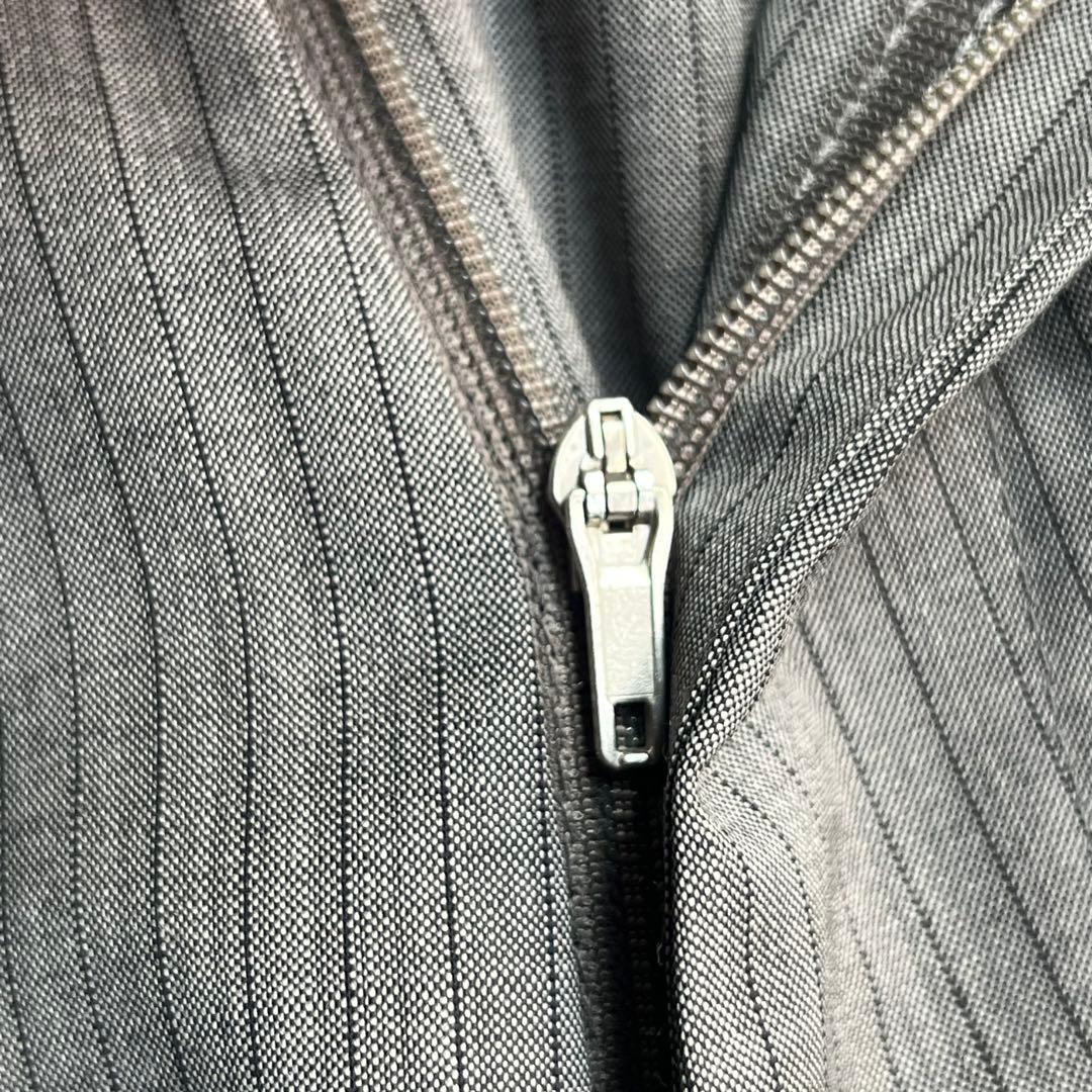 HUGO BOSS グレー ストライプ セットアップ 古着 成人式