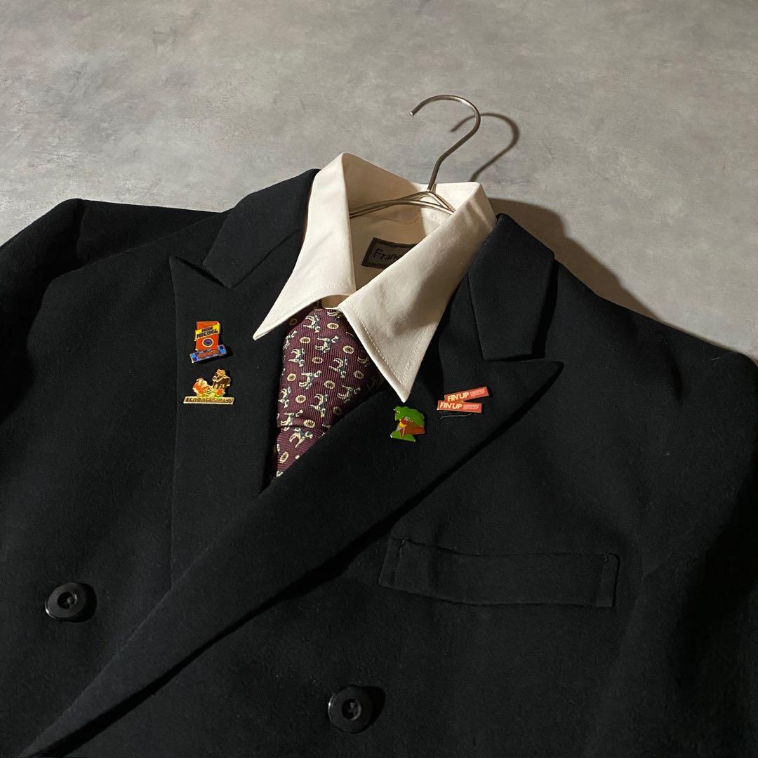 90s vintage レトロセットアップ スーツ ピンズ No.185成人式