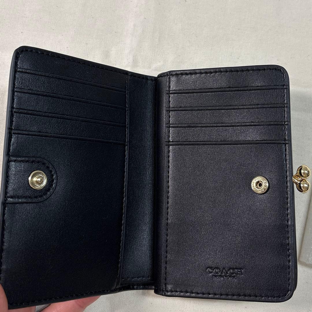コーチがま口折り財布✴︎未使用