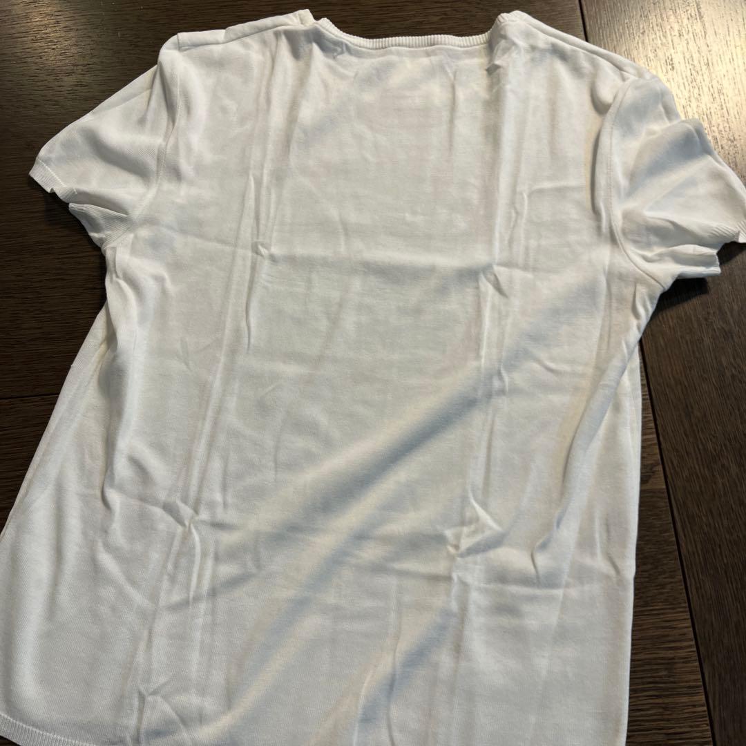 CHANEL ホワイト Tシャツ 花柄刺繍