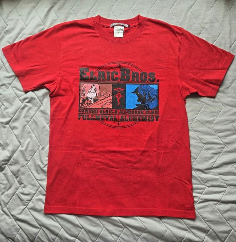 COSPA 鋼の錬金術師　エルリック・ブラザーズ Tシャツ Lサイズ 赤