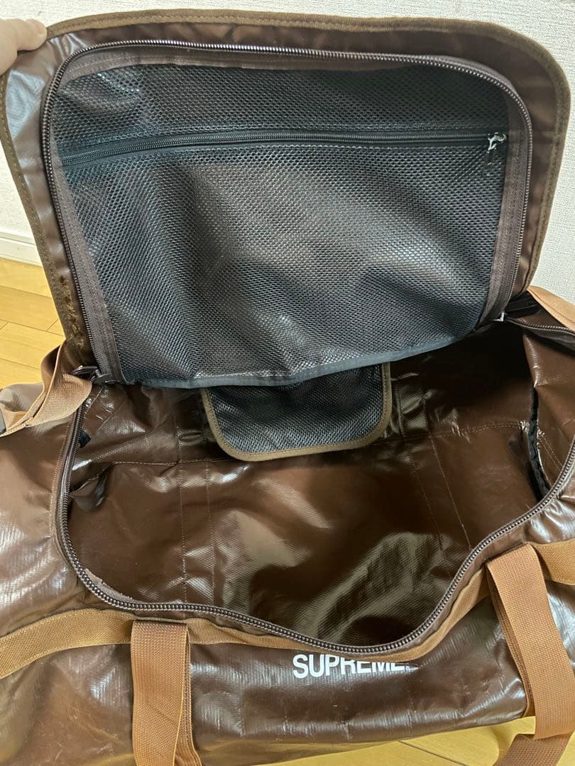 t*u様 希少‼️ 2002年 Supreme ドラムバッグ ブラウン
