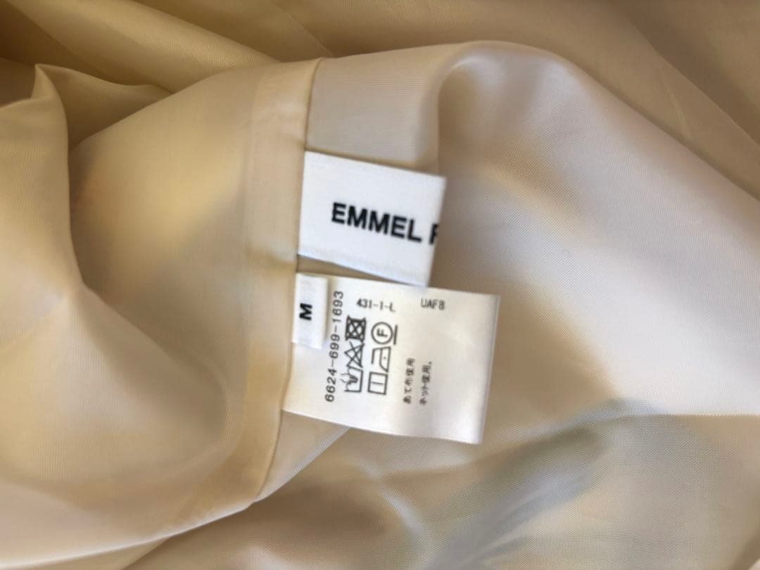 EMMEL REFINES ボタニカル 花柄 フレアスカート M