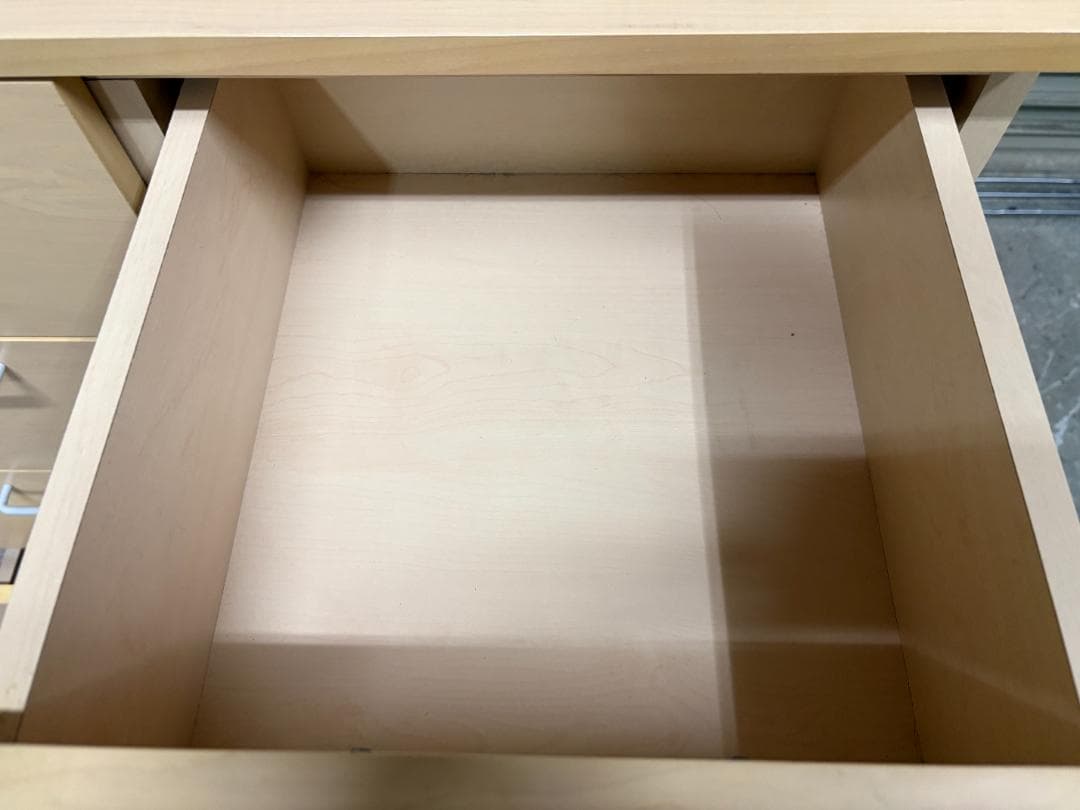 廃盤 無印良品 メープル材 チェスト 4段