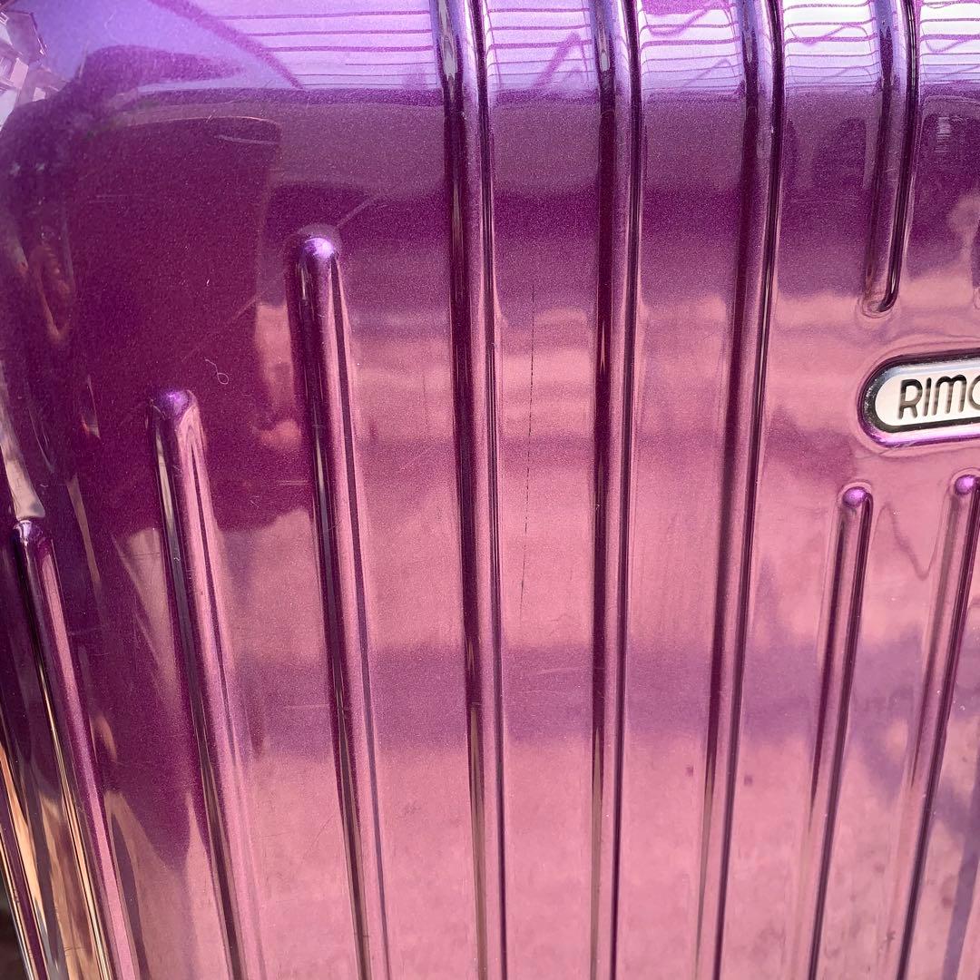 美品‼️RIMOWA リモワ サルサ 4輪キャリーケース 紫
