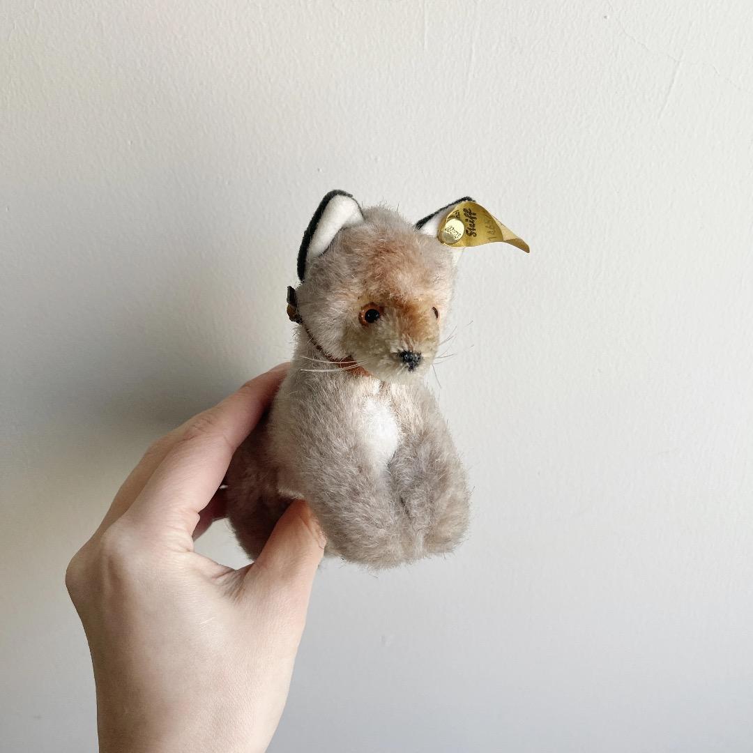 ぬいぐるみ vintage steiff Fox plush toy