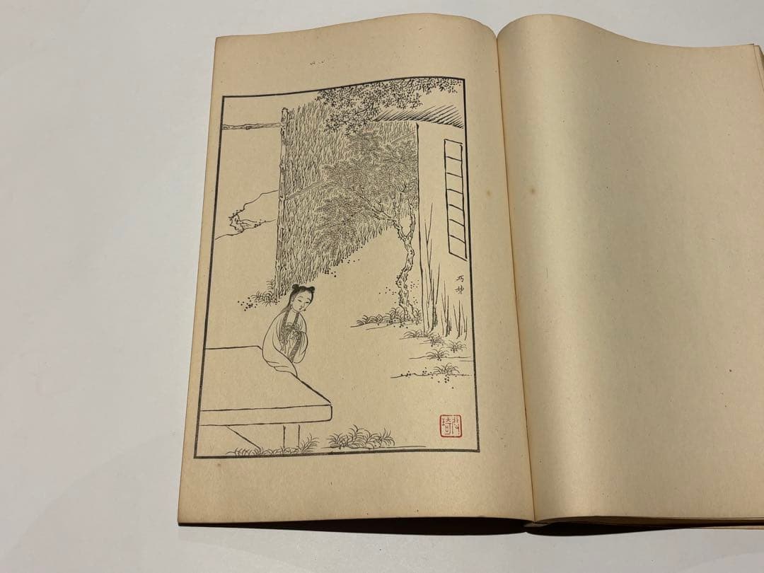 「紅楼夢図詠」久保田米斉編 風俗絵巻図書刊行会・吉川弘文館刊 大5 揃4冊|和本