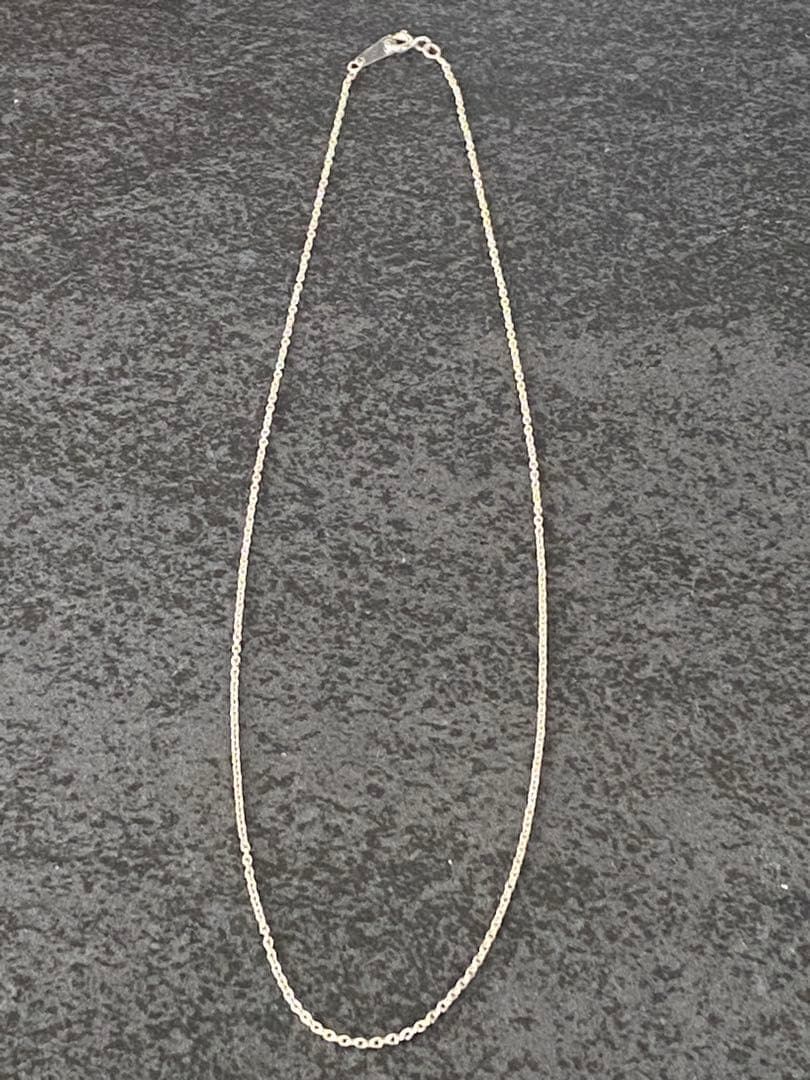 【刻印あり】極美品 シルバー925 カットあずきチェーン ネックレス 45cm