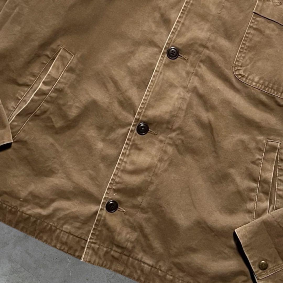 くろ GAP 00s コットンキャンバス カバーオール ブラウン XXL