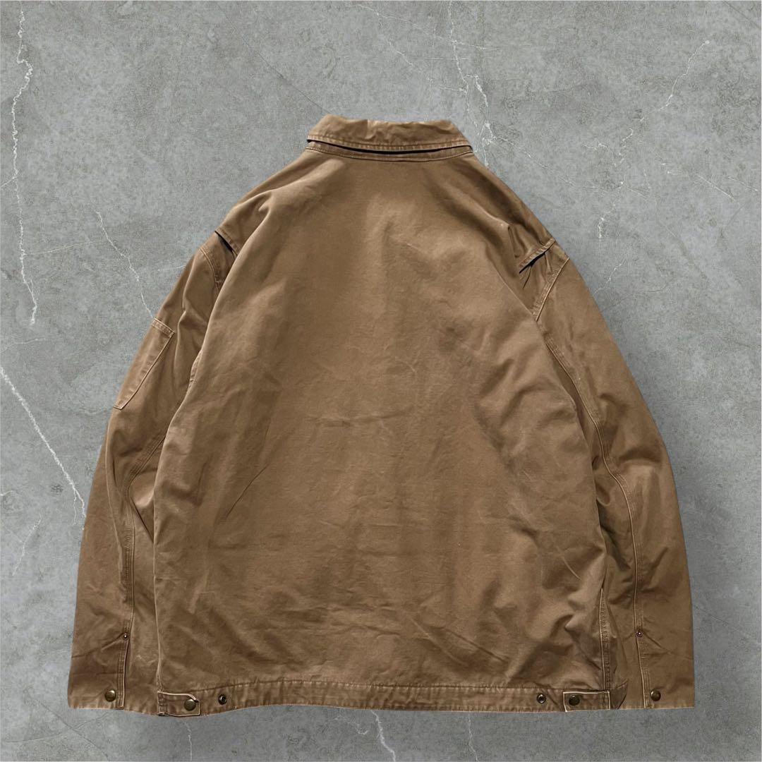くろ GAP 00s コットンキャンバス カバーオール ブラウン XXL