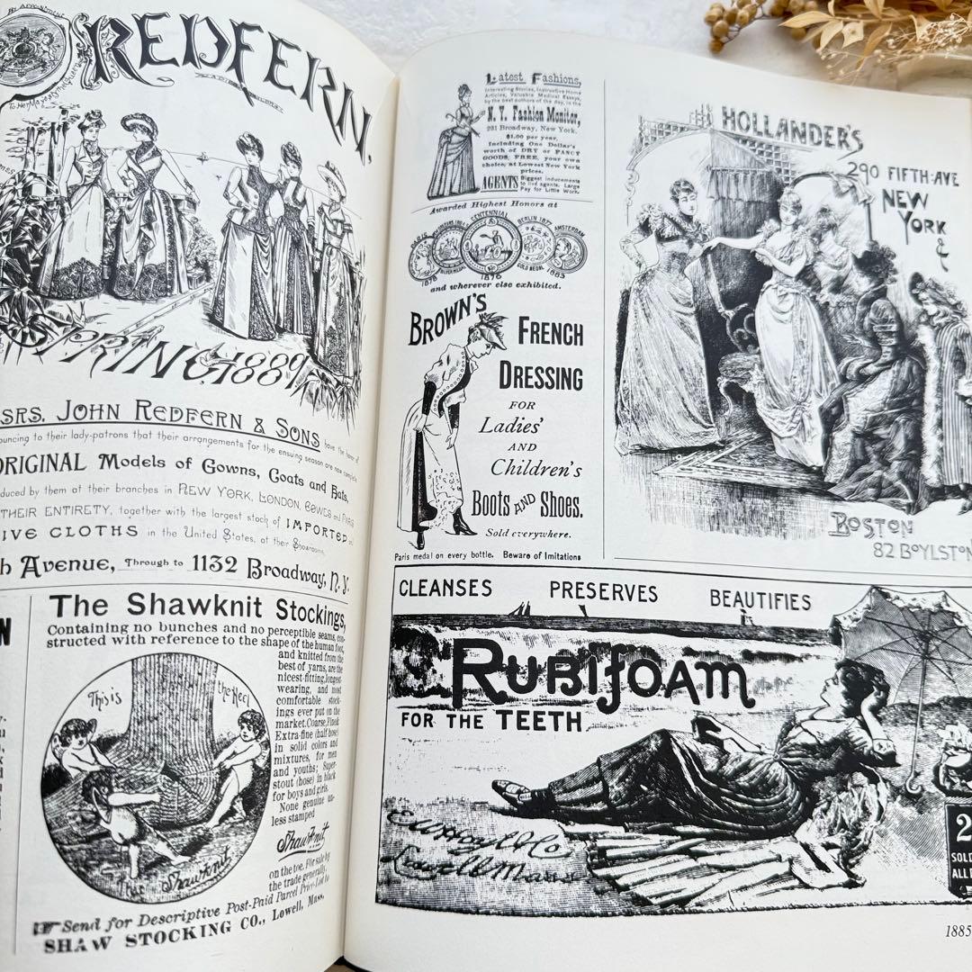 アメリカ広告の素晴らしい世界ꕤ1865年-1900年ꕤ広告芸術の宝庫ꕤ洋書