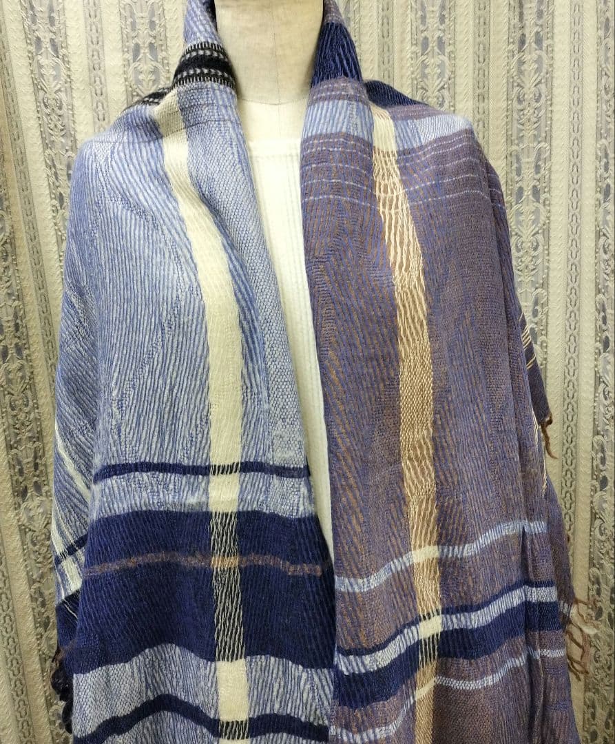 tamaki nime タマキニイメ　ウール混ストール　 美品