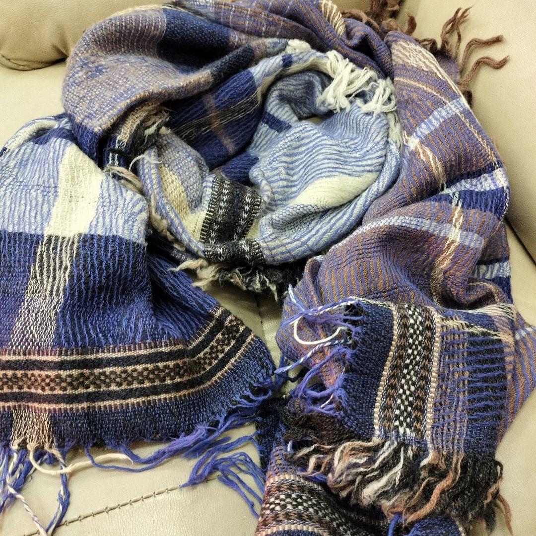 tamaki nime タマキニイメ　ウール混ストール　 美品