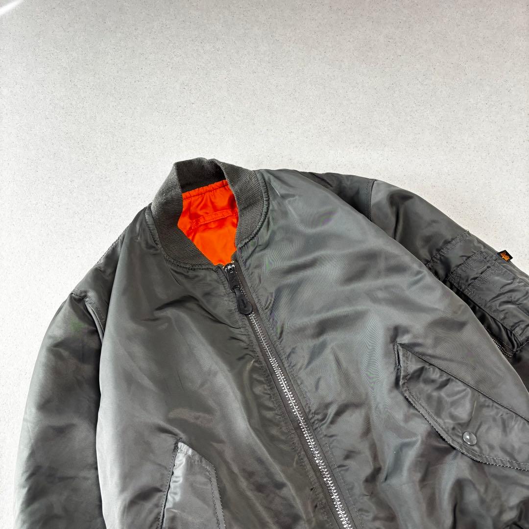 USA製 ALPHA INDUSTRIES ma-1 L 90s 短丈