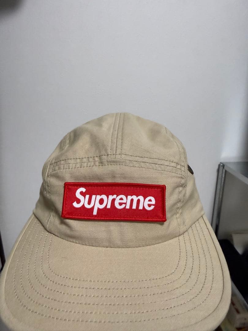 Supreme ベージュキャップ