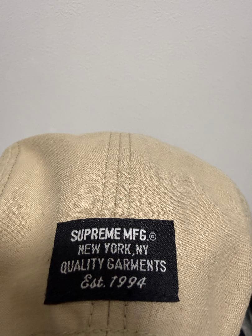 Supreme ベージュキャップ