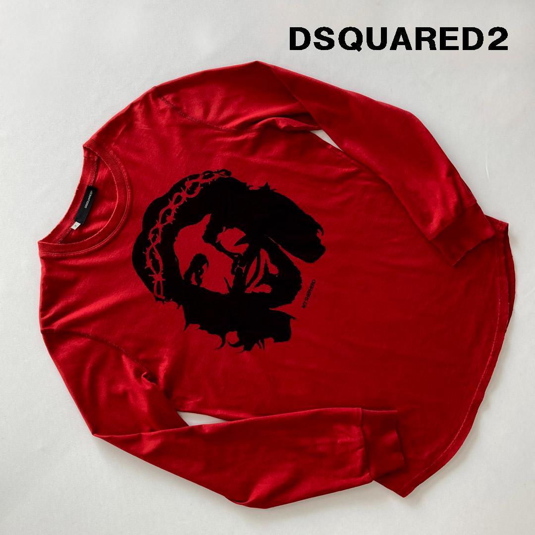 DSQUARED2 ディースクエアード MY SHEPHERD 長袖Tシャツ